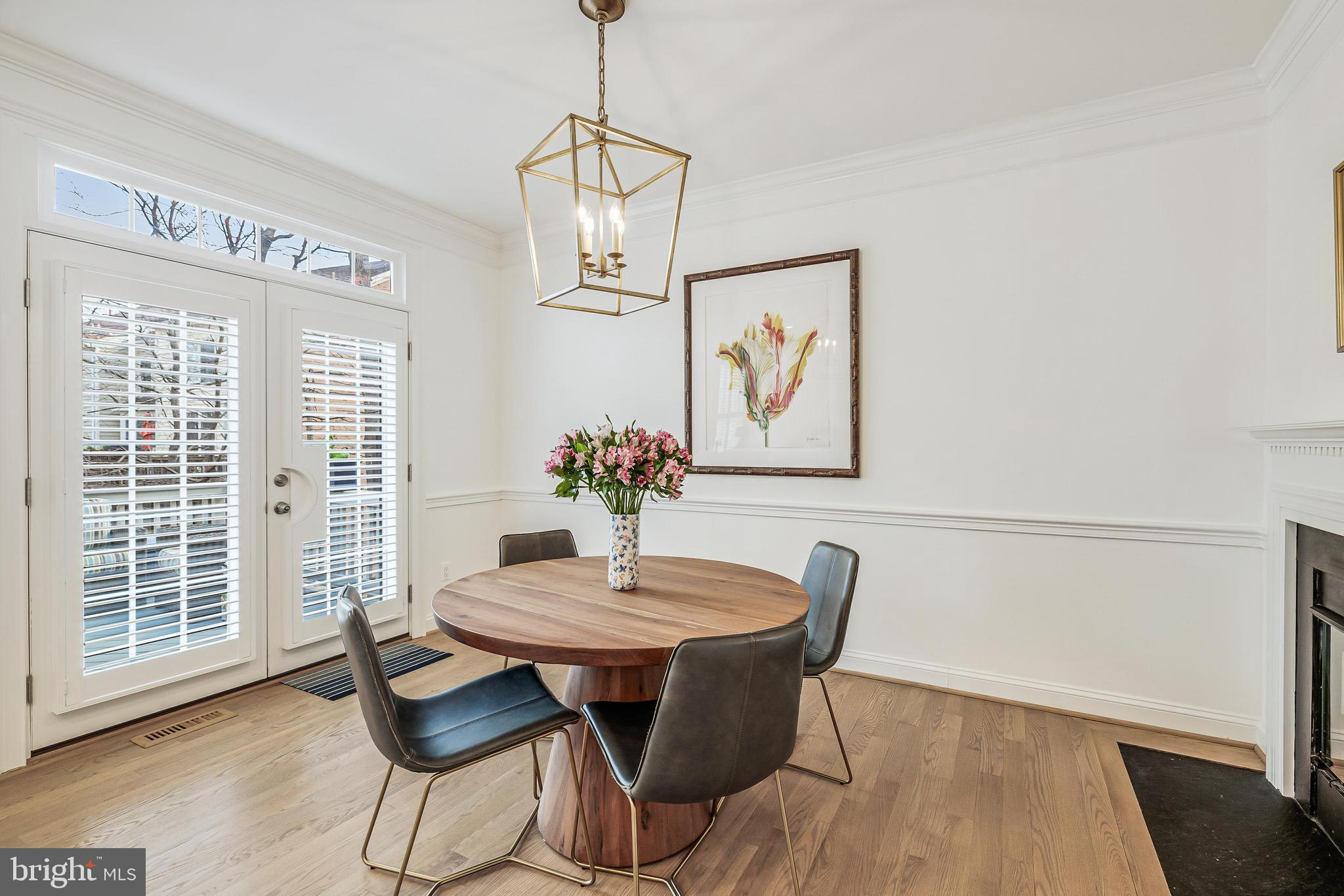 11408 Summer House Court Reston, VA 20194 - Photo 11 of 35 a view of a dining room with furniture window and wooden floor