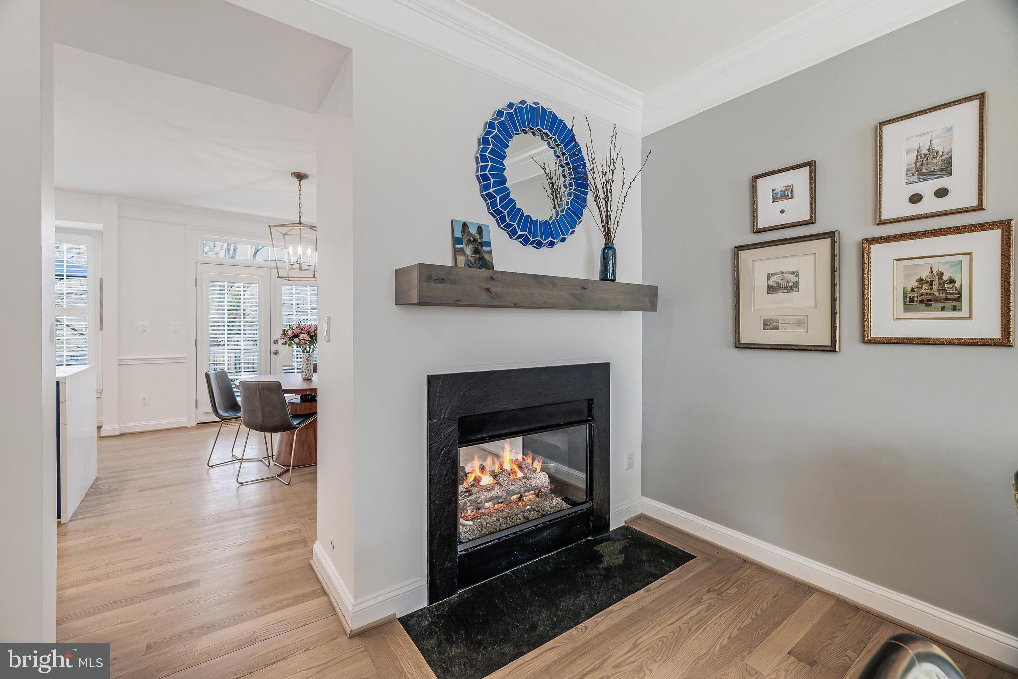 11408 Summer House Court Reston, VA 20194 - Photo 16 of 35 a living room with furniture and a fireplace