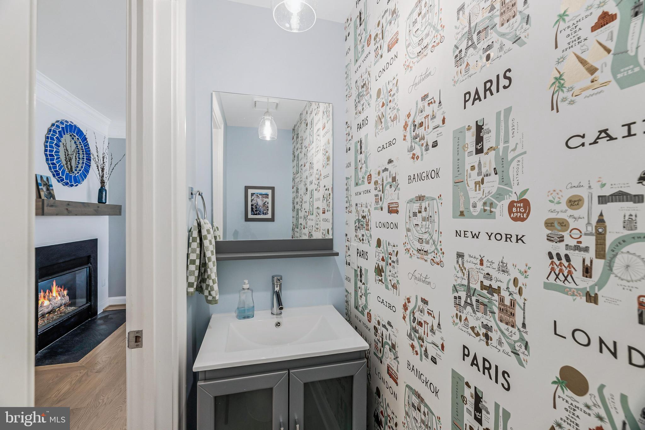 11408 Summer House Court Reston, VA 20194 - Photo 31 of 35 a bathroom with a sink and a mirror