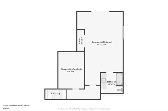 $6,000 | 511 Pine Valley Road Southeast, Marietta, GA 30067