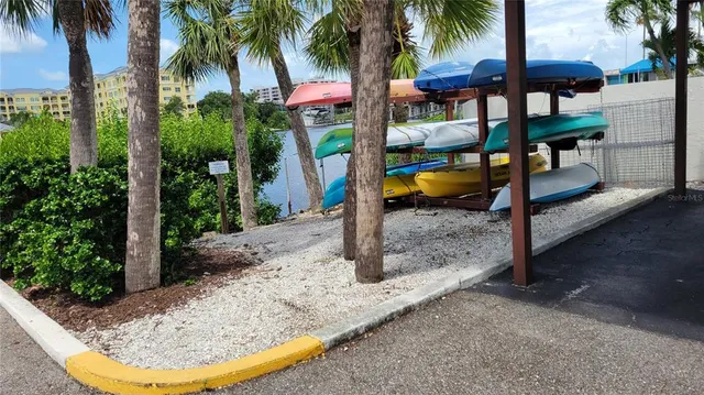 a view of outdoor space with seating area