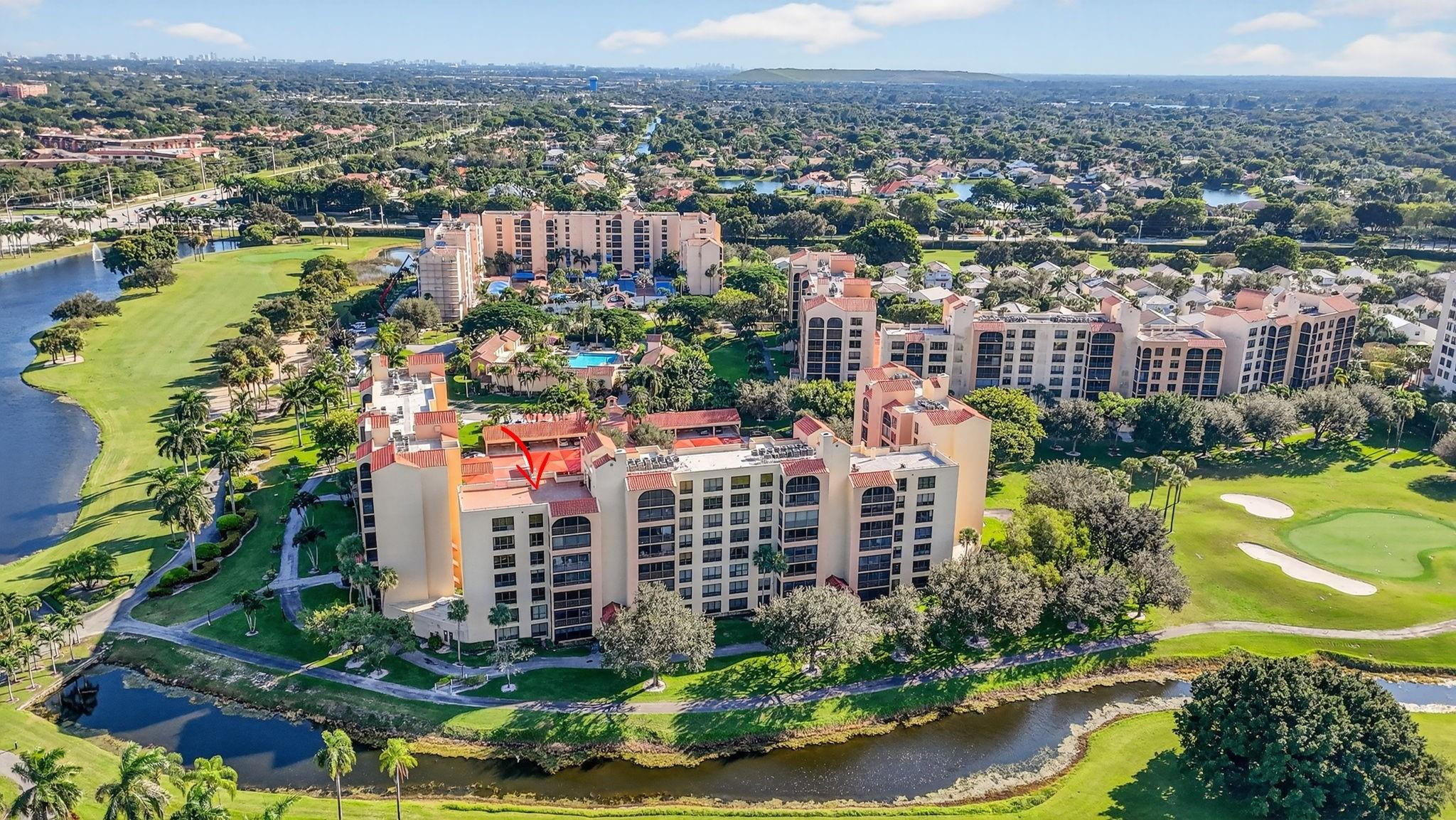7145 Promenade Drive, Unit C702 Boca Raton, FL 33433 - Photo 60 of 82 a view of a city with a lake