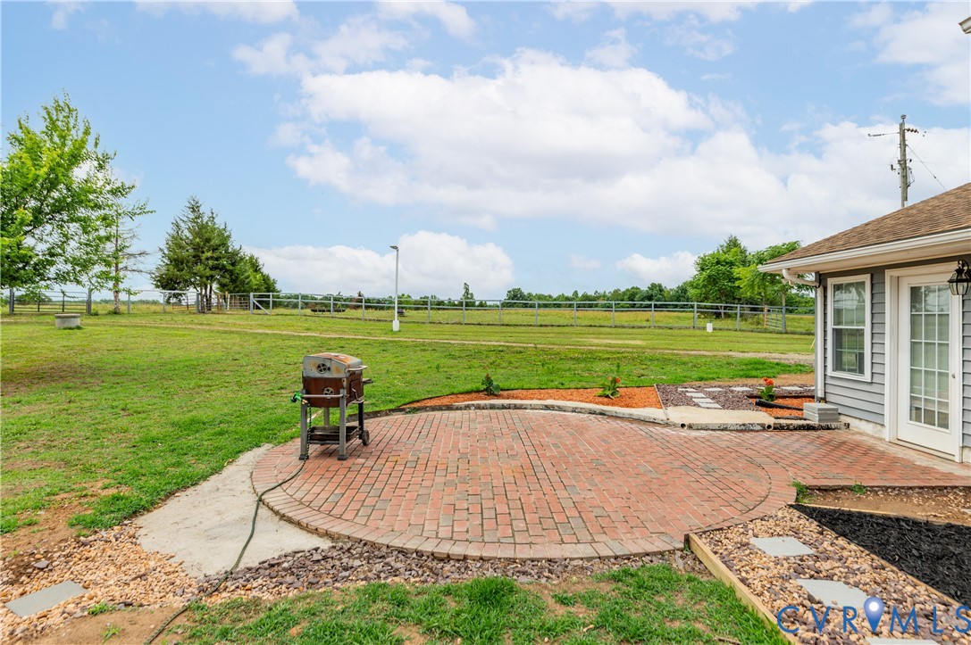 1474 Welsh Tract Road Charlotte Court House, VA 23923 - Photo 38 of 48 Expansive outdoor living area featuring a circular
