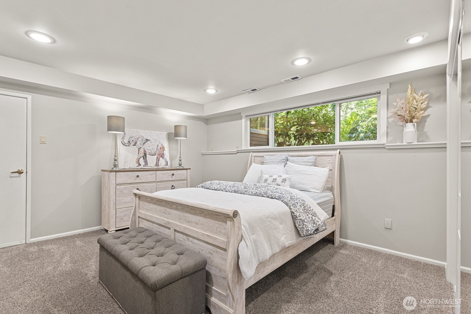 27605 Southeast Issaquah-Fall City Road Fall City, WA 98024 - Photo 20 of 39 a bedroom with bed and a window