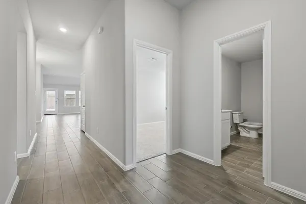 wooden floor in a gallery