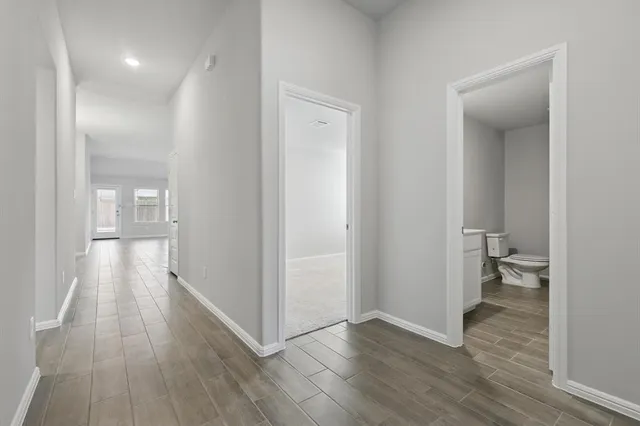 wooden floor in a gallery