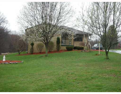258 Kaufman Road Gibsonia, PA 15044 - Photo 2 of 14 Exterior Front. Alternative view of front of house showing how it sits back from the yard.