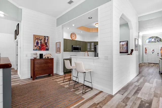 a view of a living room