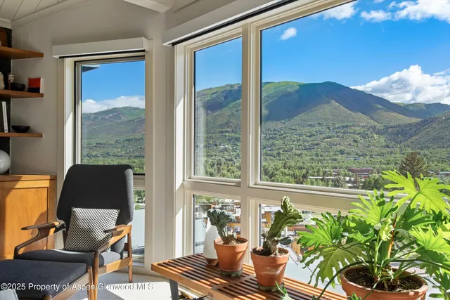 a living room with furniture a bookshelf and a fireplace