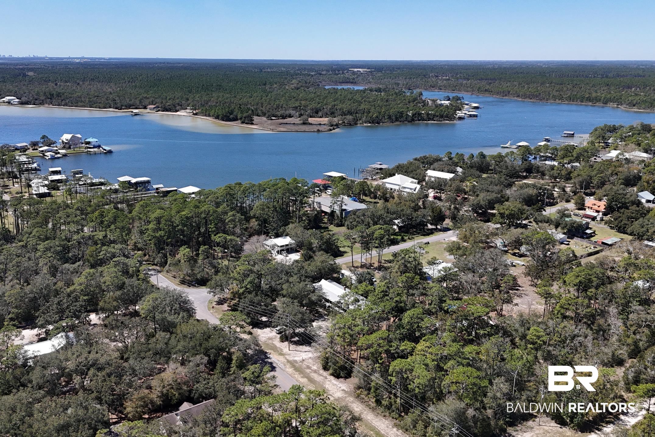30671 Magnolia Street Elberta, AL 36530 - Photo 10 of 68 Drone / aerial view featuring a water view and a forest view