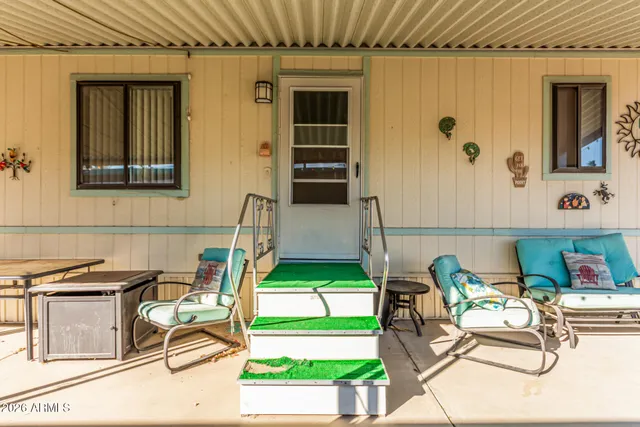 swimming pool with outdoor seating