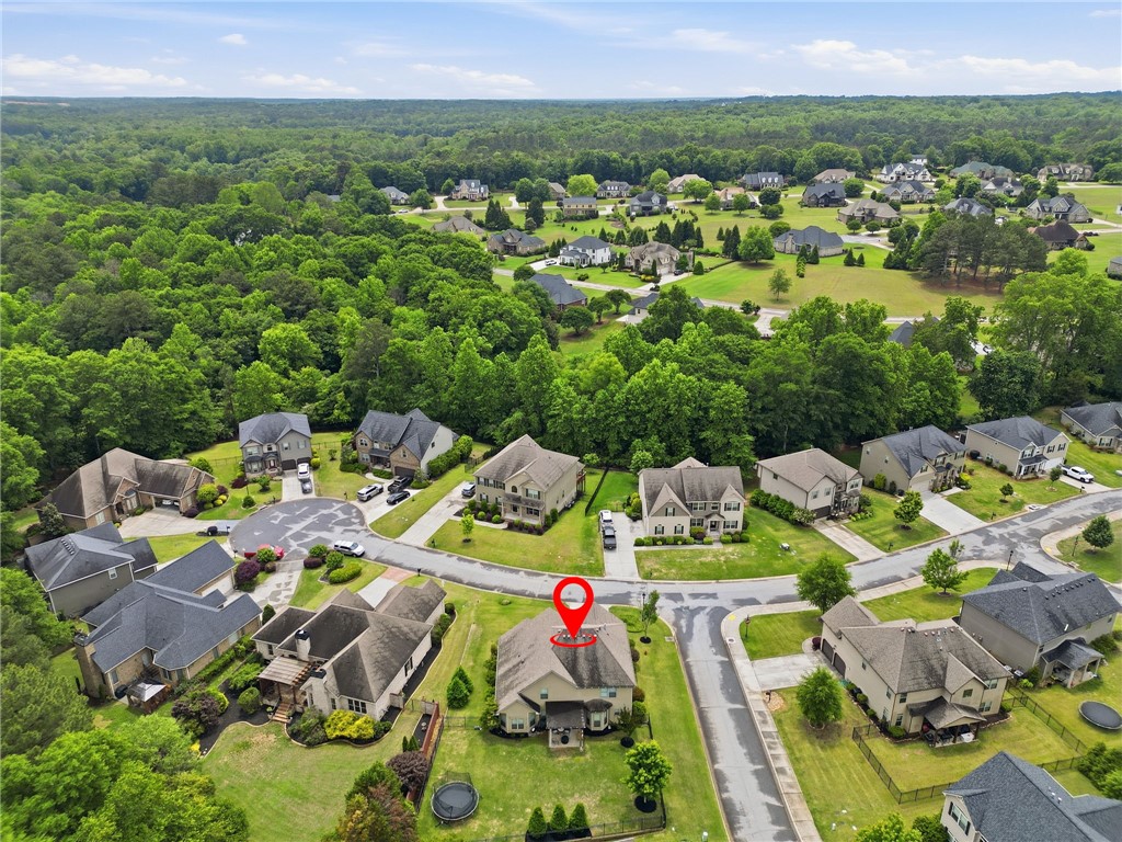 138 Buckland Drive Anderson, SC 29621 - Photo 45 of 49 An aerial view showcases a vibrant community nestled within lush green landscapes and expansive surroundings.