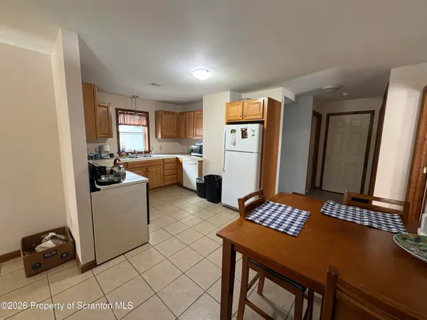 a bedroom with a bed and furniture