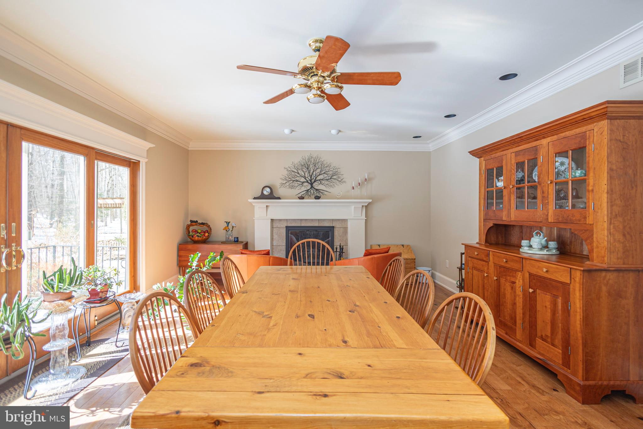 196 Aqueduct Road Washington Crossing, PA 18977 - Photo 20 of 57 a bedroom with furniture and a fireplace