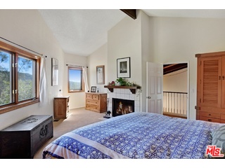 2717 Halsey Road Topanga, CA 90290 - Photo 6 of 39 a living room with furniture and a fireplace