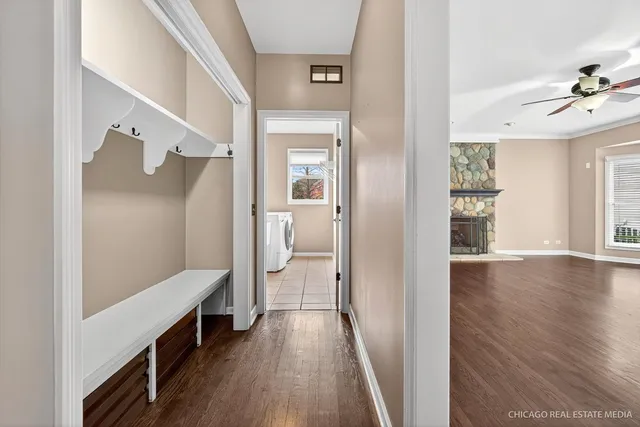 a living room with furniture fireplace and a flat screen tv