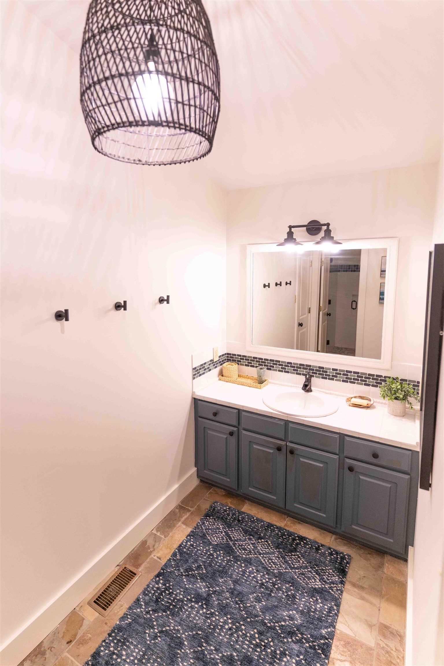 150 Turley Lane Counce, TN 38326 - Photo 16 of 35 a bathroom with a sink and a mirror