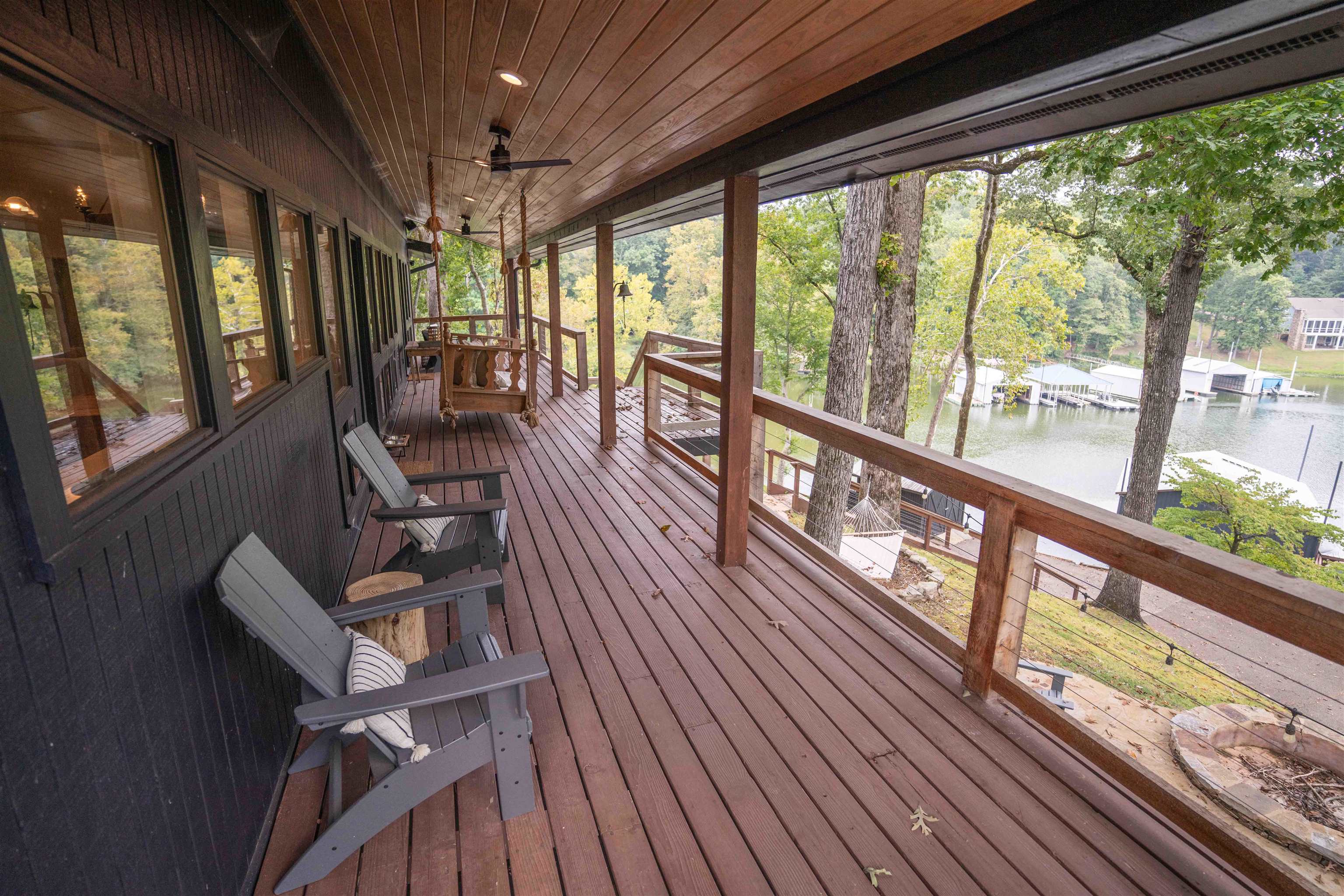 150 Turley Lane Counce, TN 38326 - Photo 25 of 35 a view of a porch with furniture and wooden floor