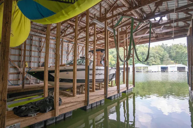 a view of swimming pool from a balcony