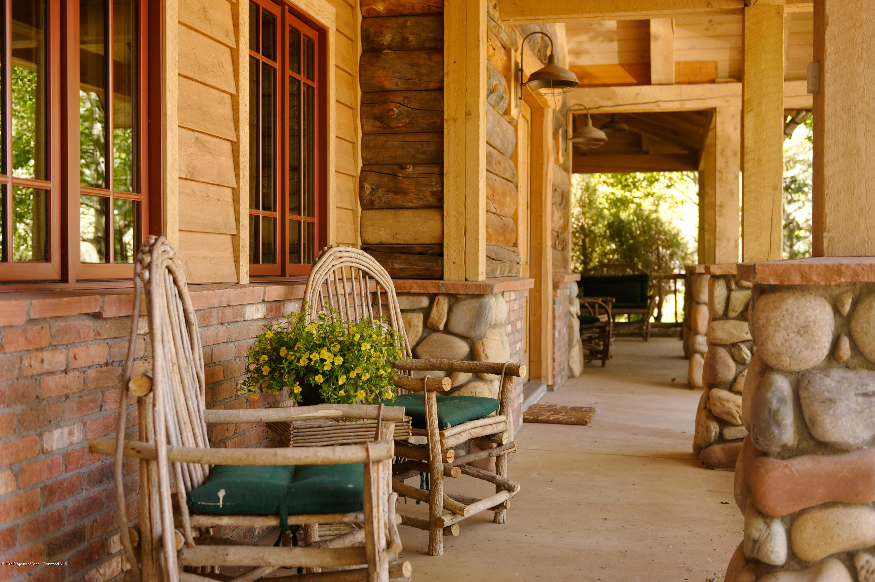 298 Red Rock Road Basalt, CO 81621 - Photo 11 of 30 a front view of a house with outdoor seating