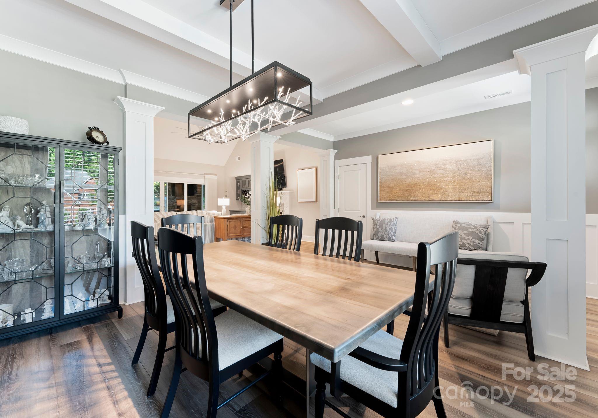 4275 Silver Eagle Cove Denver, NC 28037 - Photo 8 of 48 a view of a dining room with furniture window and wooden floor