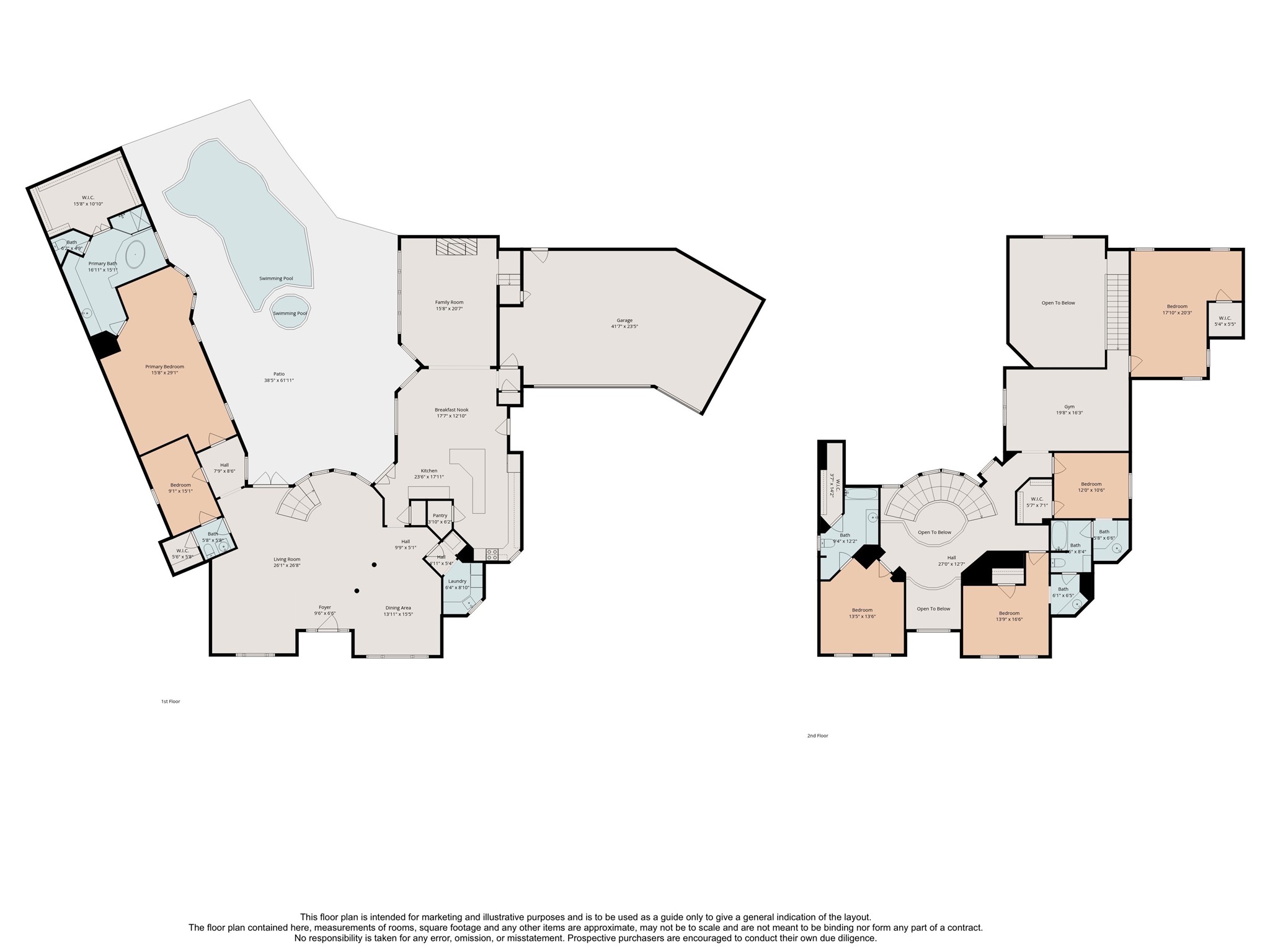 16407 Emilia Court Spring, TX 77379 - Photo 35 of 35 Floor plan to give buyers a master look at the overall space in this home.