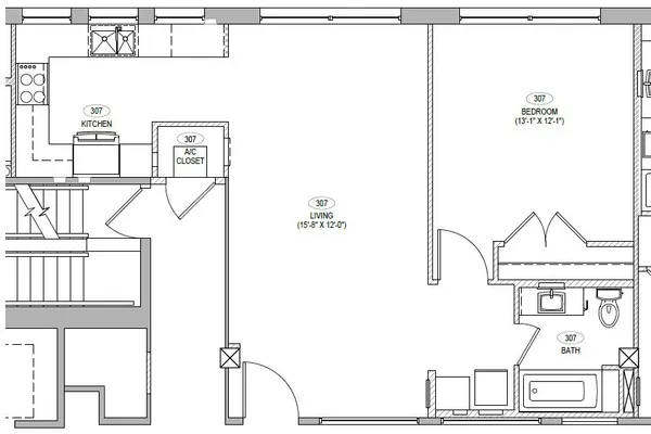 $1,754 | 2102 Mechanic Street, Unit 307, Galveston, TX 77550