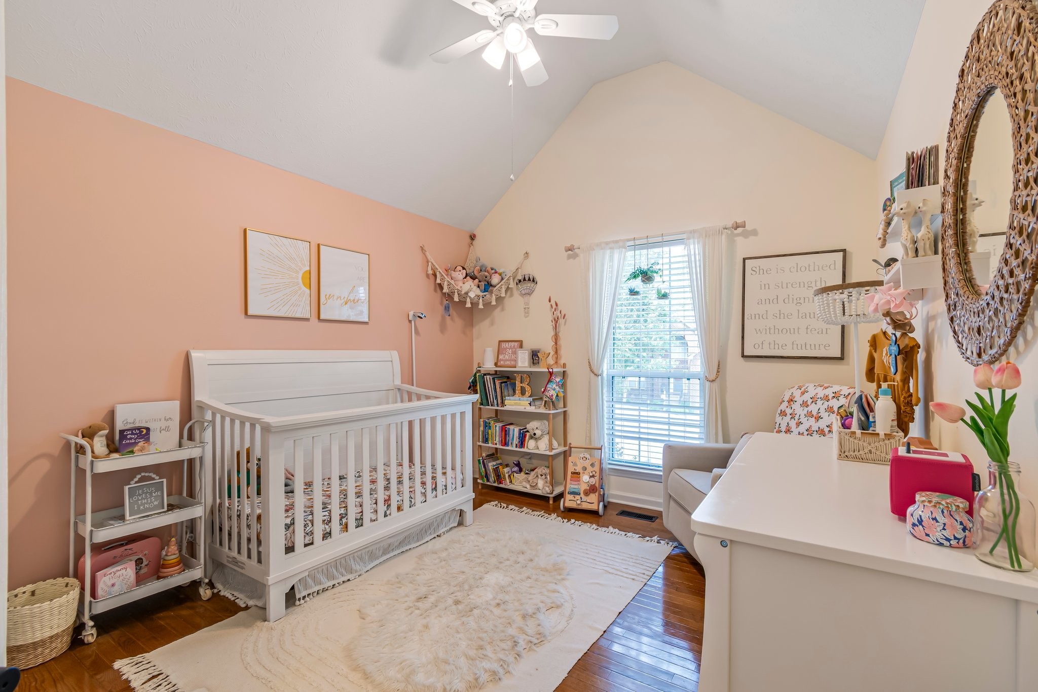 1817 Bryce Circle Nashville, TN 37211 - Photo 22 of 54 a bedroom with a baby bed baby crib and a window