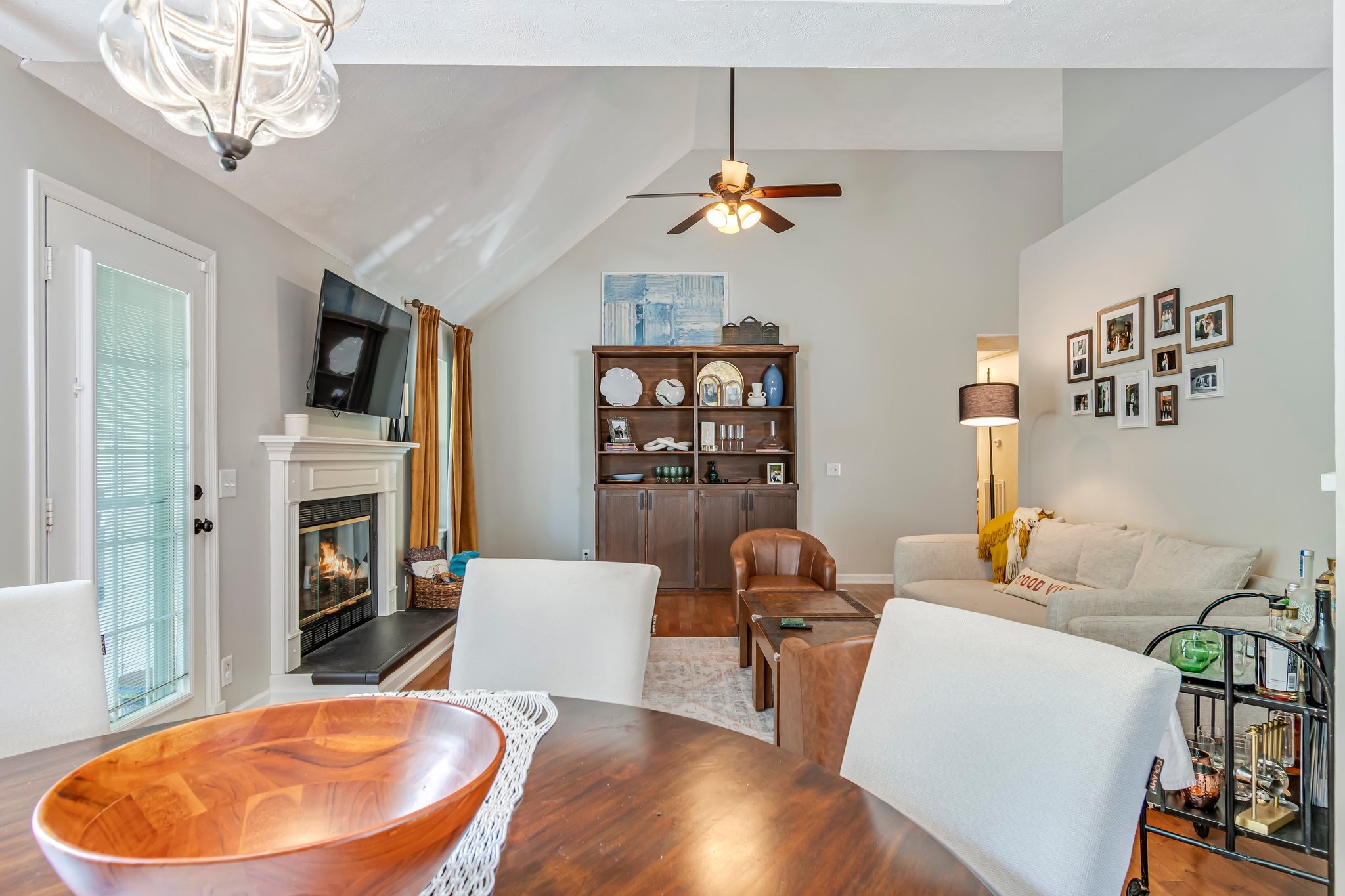 1817 Bryce Circle Nashville, TN 37211 - Photo 10 of 54 a living room with furniture a fireplace and wooden floor