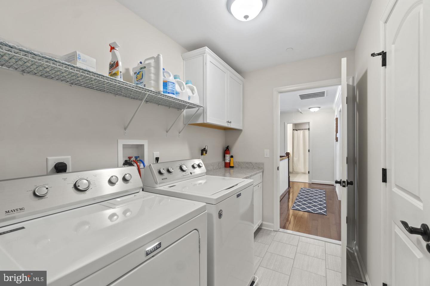 505 South Farm Crossing Road Severn, MD 21144 - Photo 4 of 14 a utility room with dryer and washer