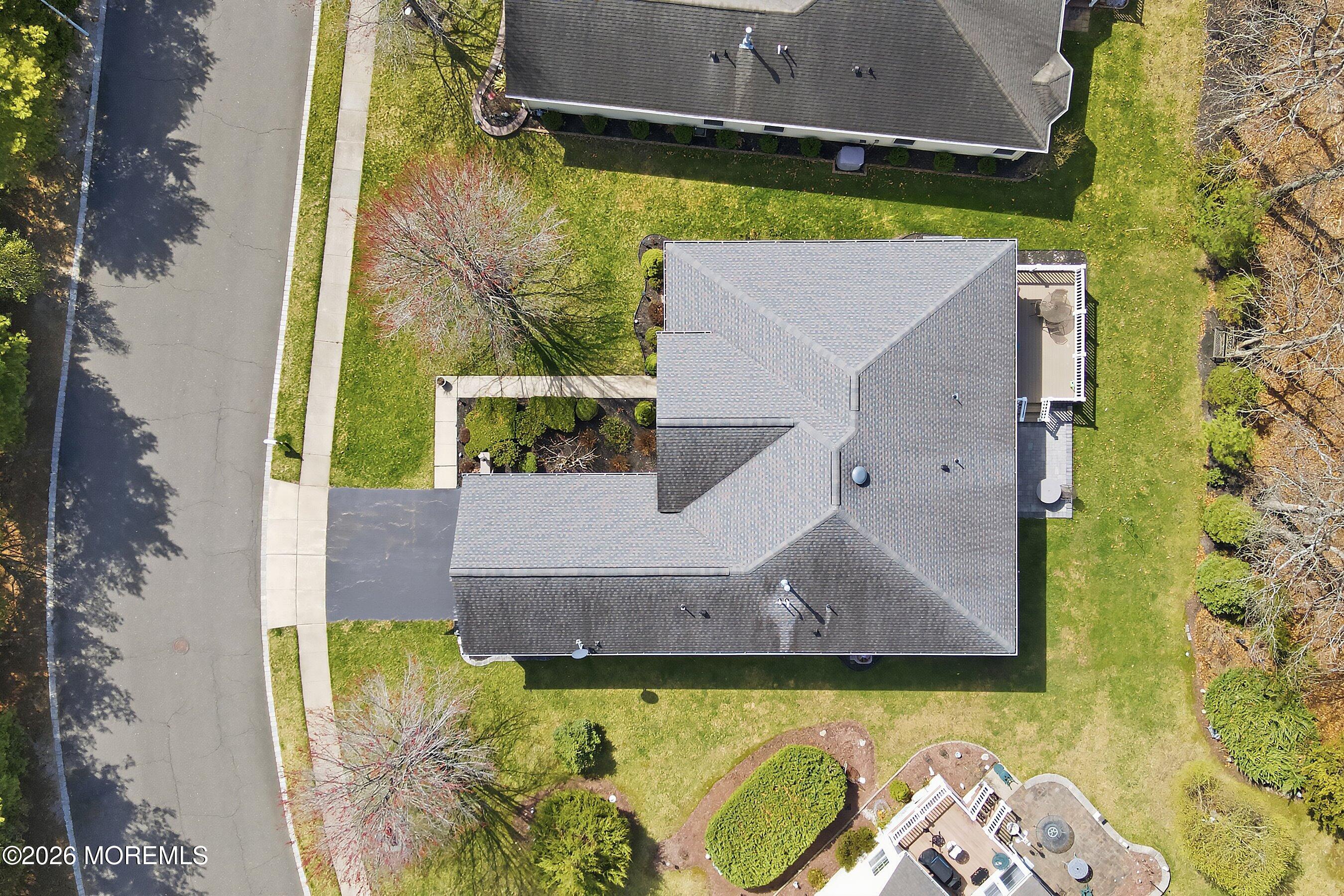 65 Mission Way Barnegat, NJ 08005 - Photo 27 of 51 an aerial view of a house with swimming pool