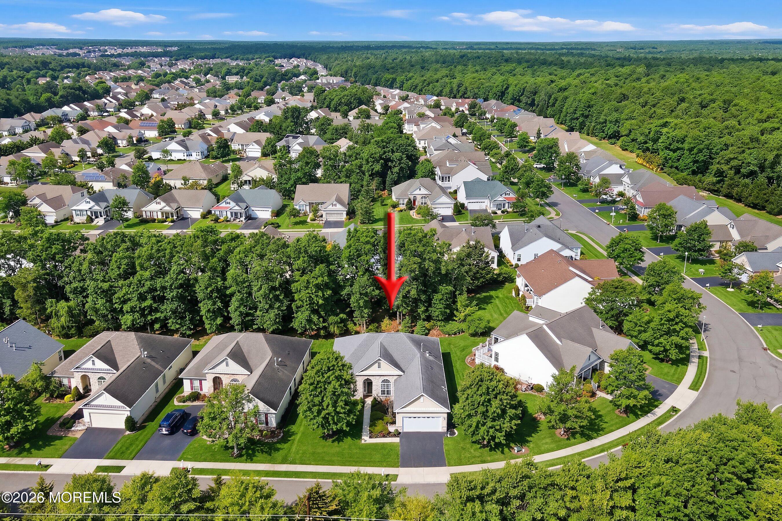 65 Mission Way Barnegat, NJ 08005 - Photo 32 of 51 an aerial view of a house with a garden