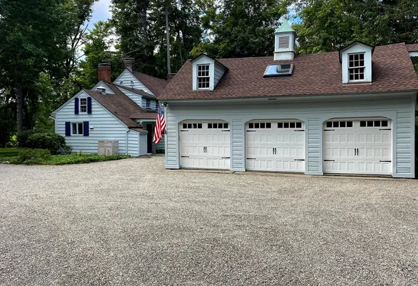 a house view with a outdoor space