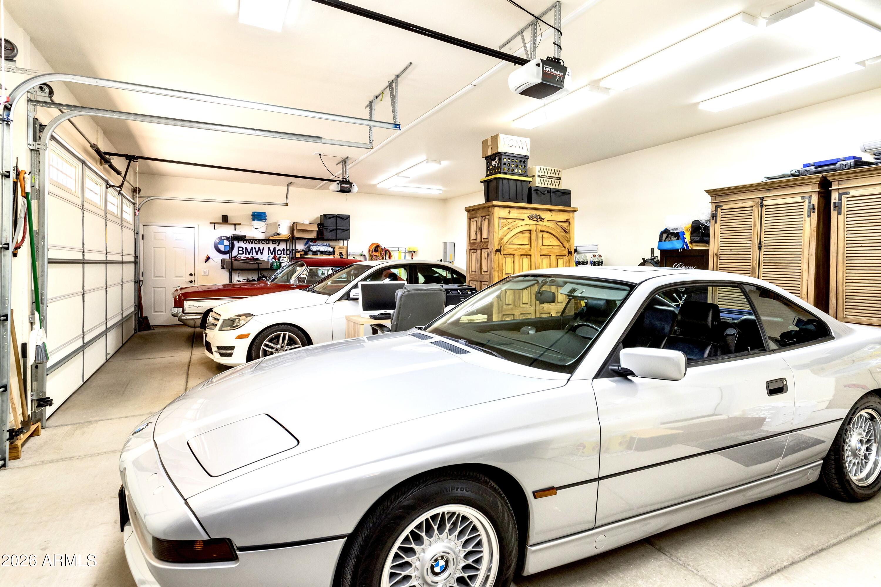 8541 South Almosta Ranch Road Hereford, AZ 85615 - Photo 43 of 53 a view of a car parked in garage