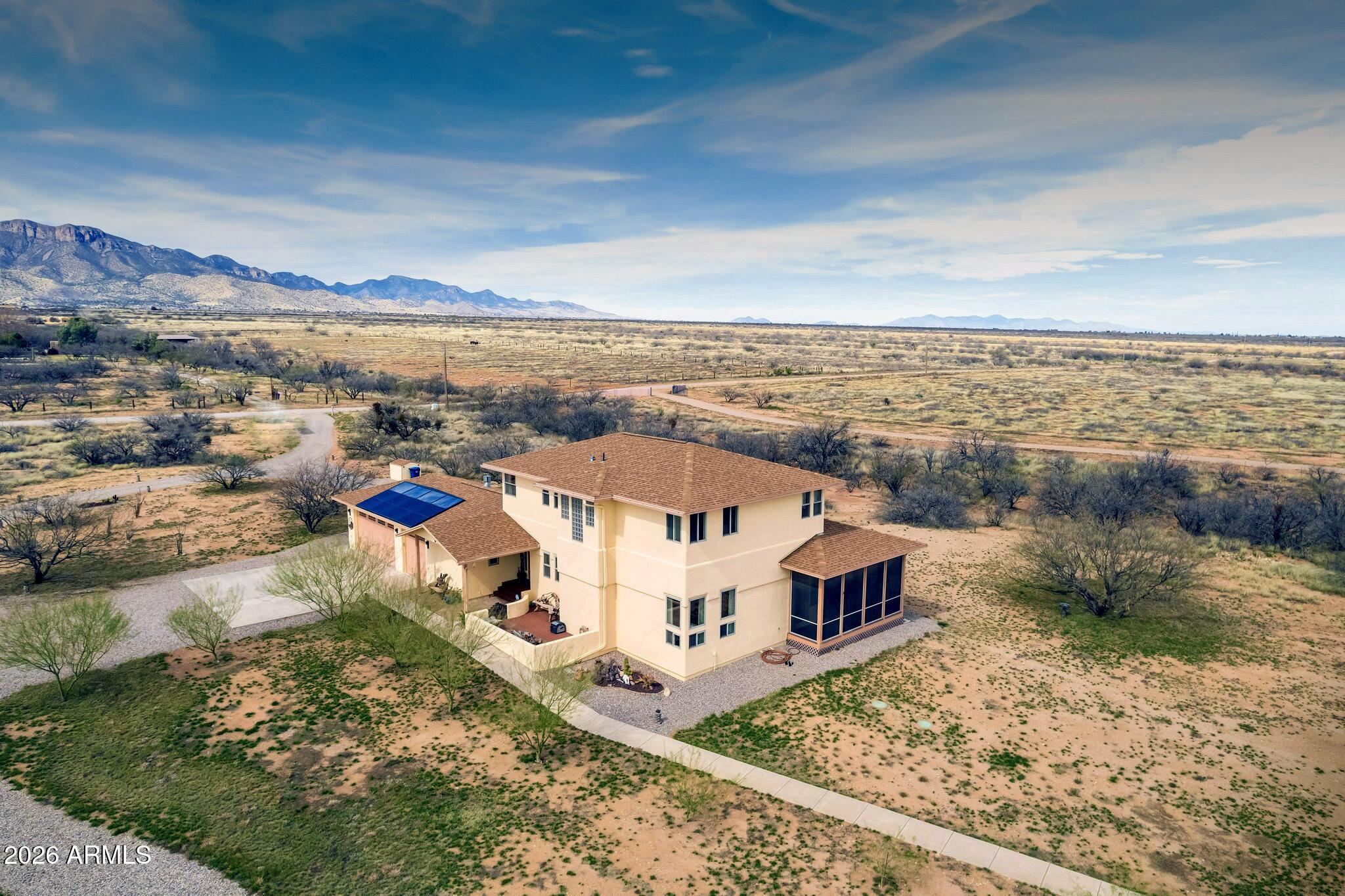 8541 South Almosta Ranch Road Hereford, AZ 85615 - Photo 48 of 53 an aerial view of a house