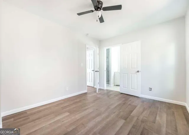 wooden floor in an empty room