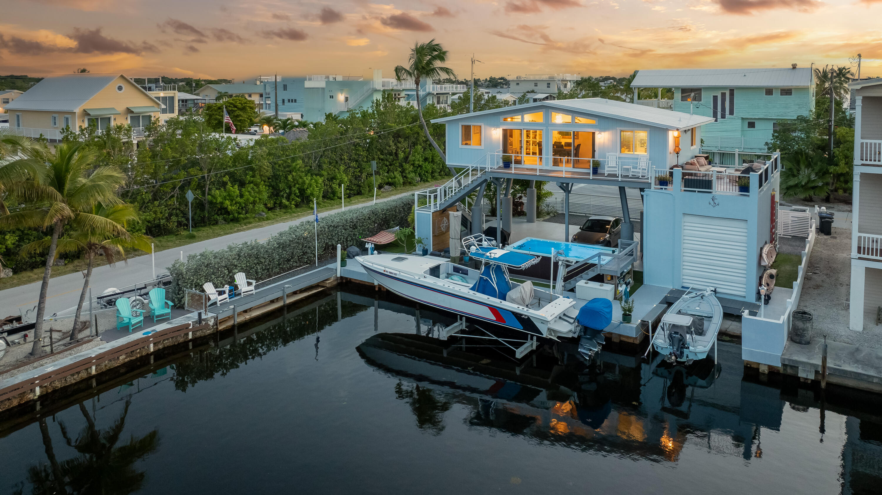 1 Snipe Road Key Largo, FL 33037 - Photo 49 of 55 a picture of city view with a lake view