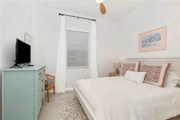 a view of an ocean house in the background