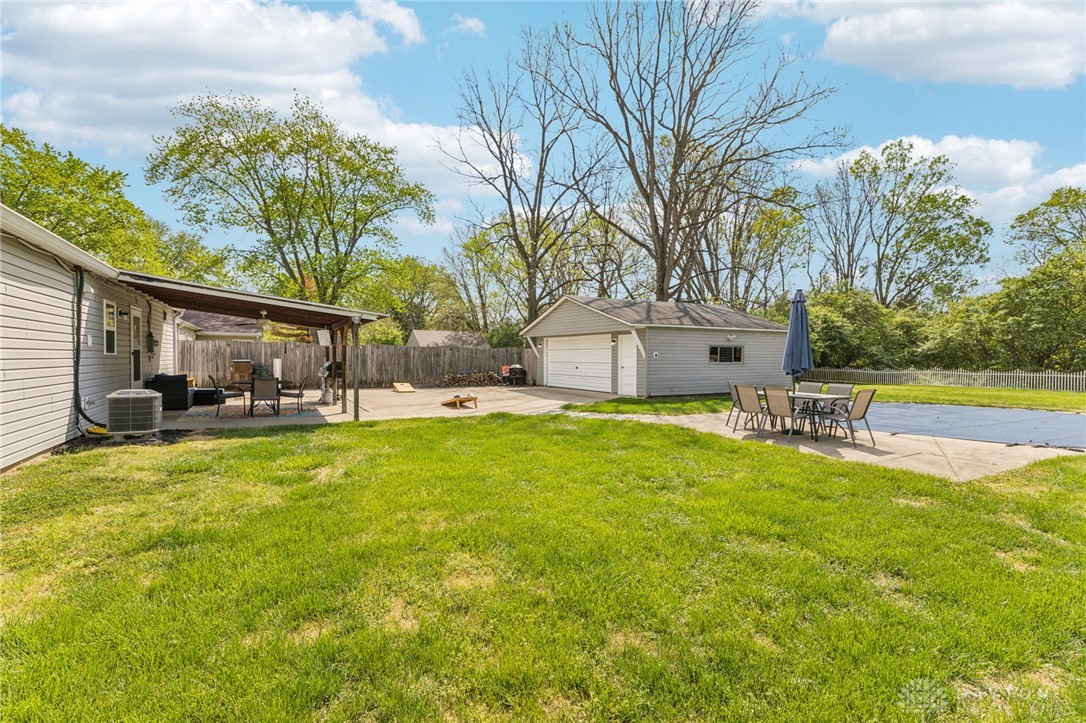 4934 Castleton Drive Fairfield, OH 45014 - Photo 28 of 36 This spacious backyard offers ample room for outdoor activities and entertaining.