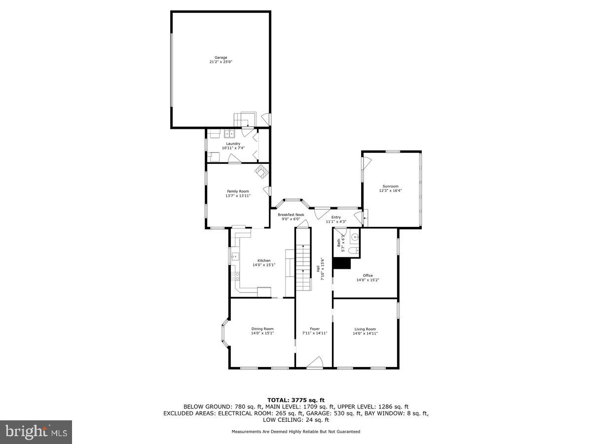14720 Cactus Hill Road Accokeek, MD 20607 - Photo 52 of 54 Main level floor plan