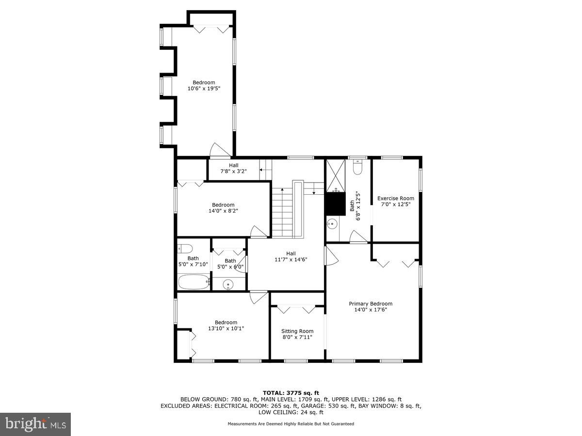 14720 Cactus Hill Road Accokeek, MD 20607 - Photo 53 of 54 Upper level floor plan