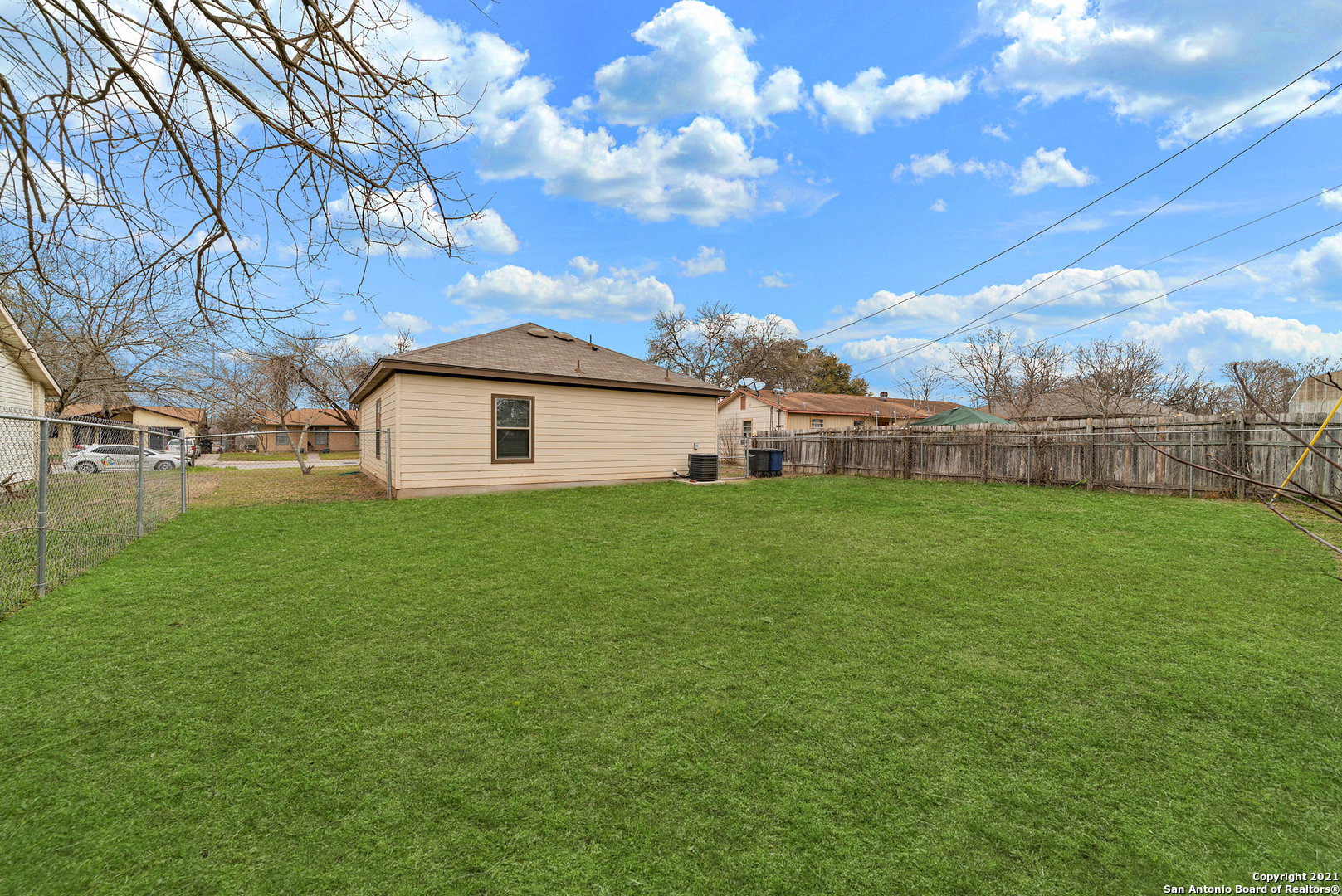 1534 Lahn Road New Braunfels, TX 78130 - Photo 24 of 25 a backyard of a house with lots of green space
