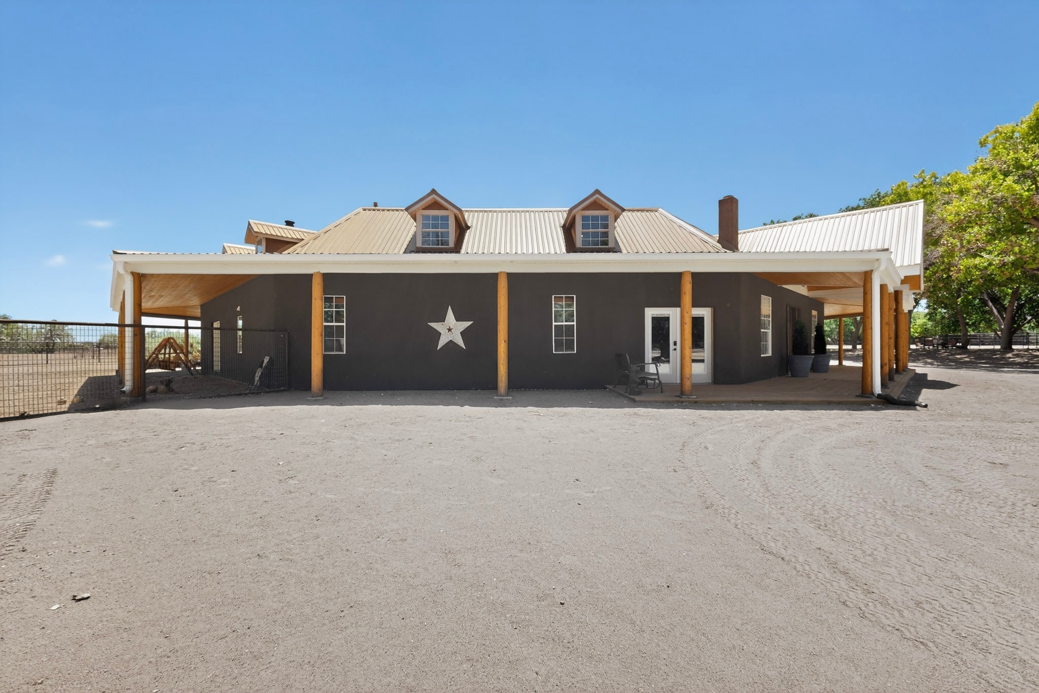 26 Schmittle Road Socorro, NM 87801 - Photo 53 of 80 Side of the home showing fenced area as you walk around