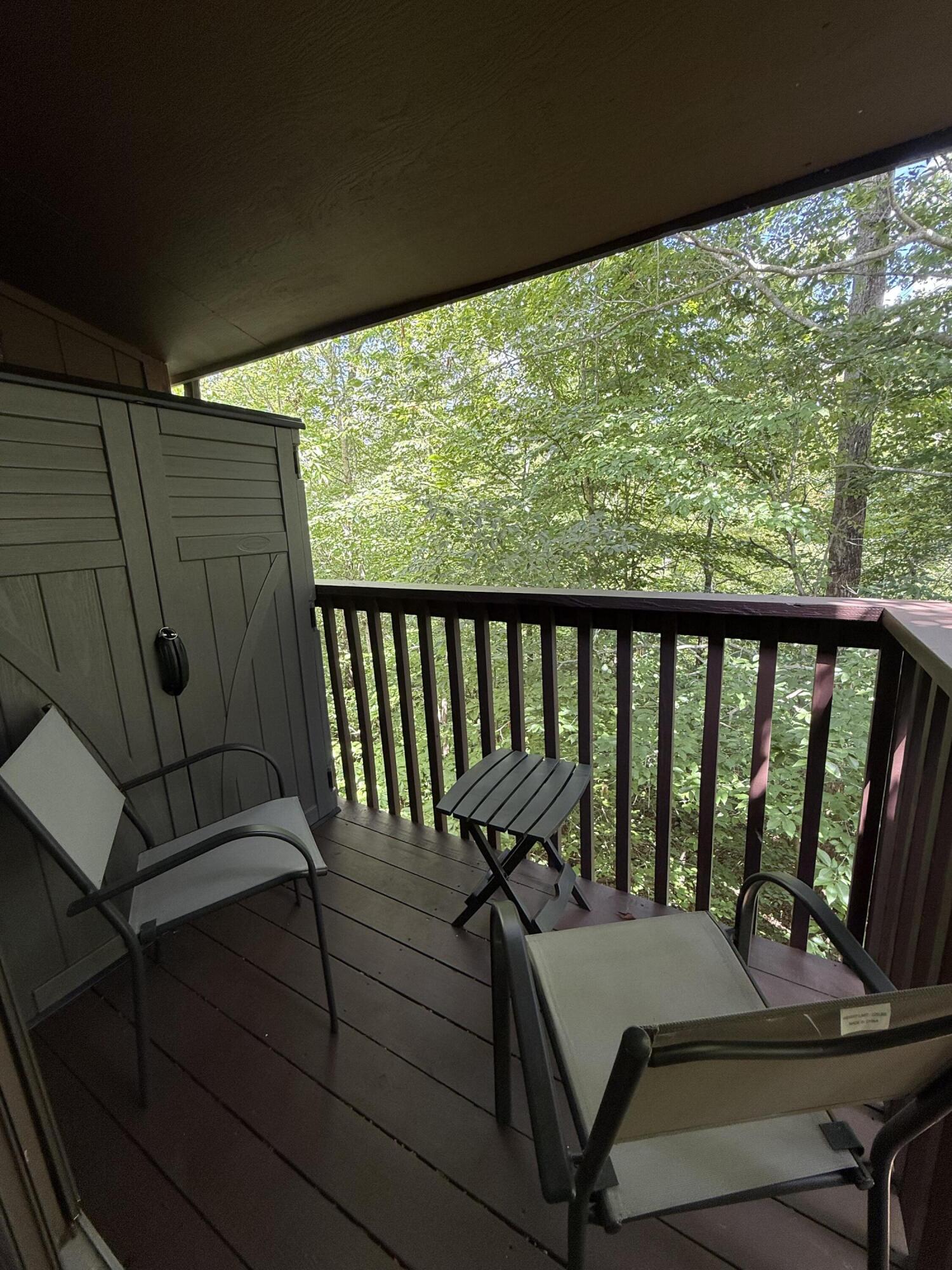 145 State Park Road, Unit B1 Jamestown, KY 42629 - Photo 36 of 59 Upper covered deck...great place for a good book.