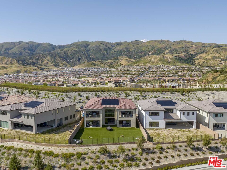 20416 Albion Way Porter Ranch, CA 91326 - Photo 37 of 38 an aerial view of residential houses and lake view