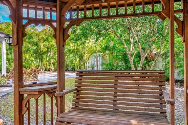 a view of a balcony with city view
