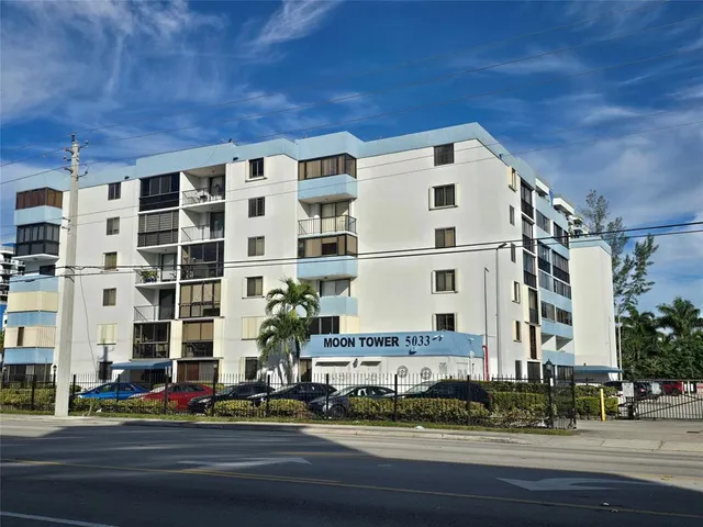 a view of large building