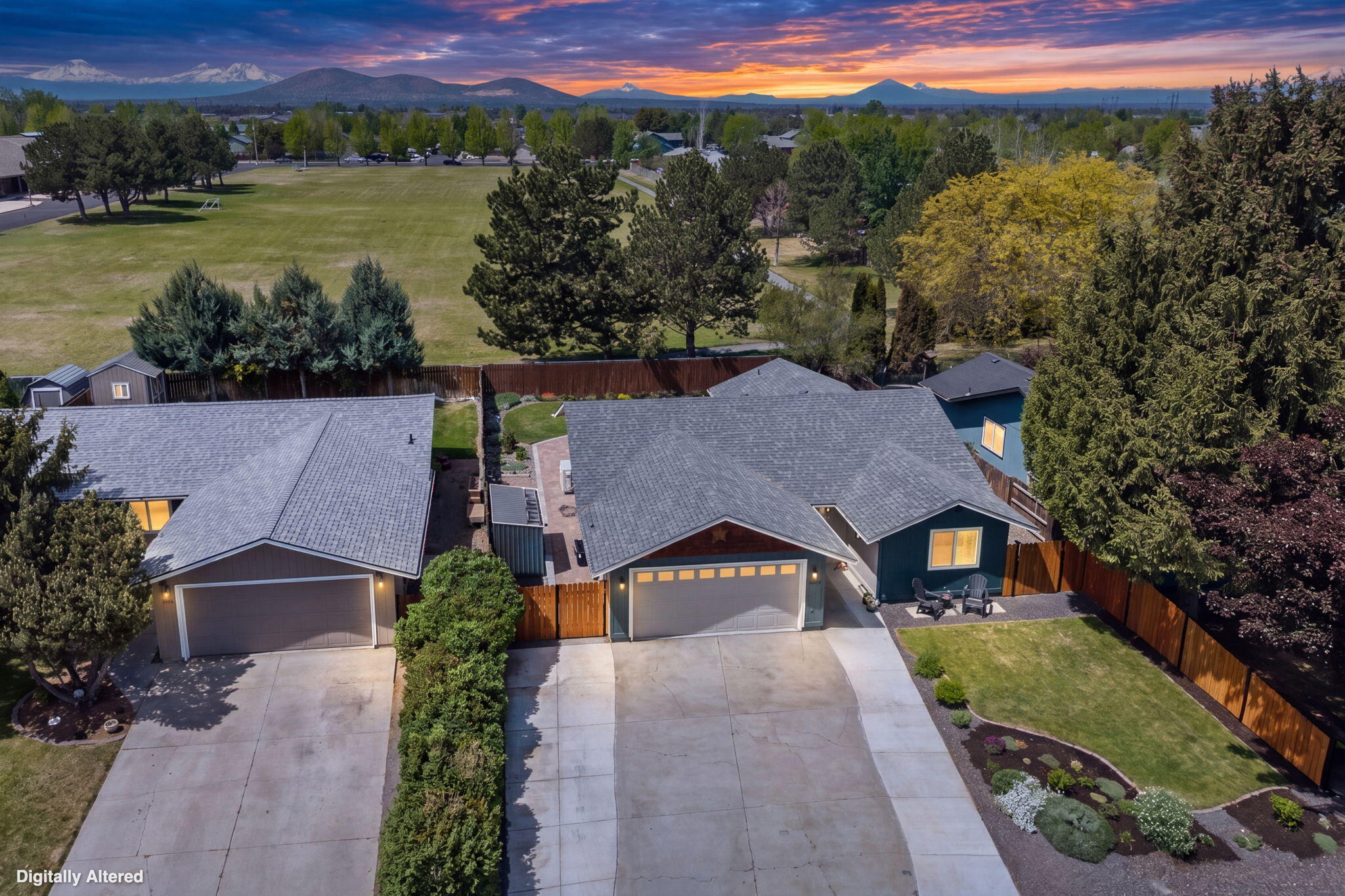 1255 Southwest 28th Street Redmond, OR 97756 - Photo 11 of 40 a aerial view of a house with a yard and lake view