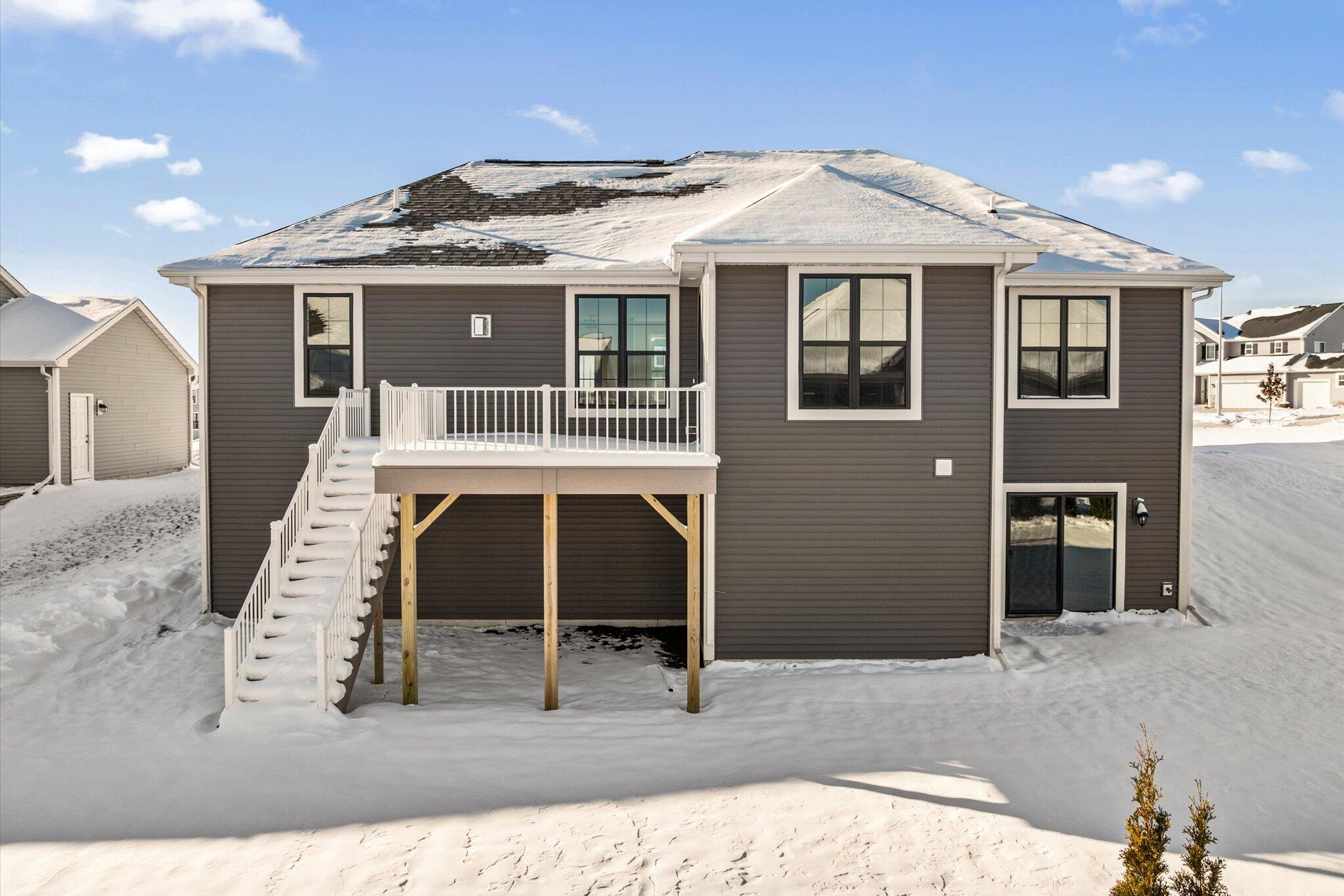 674 Mary Way Slinger, WI 53086 - Photo 24 of 24 674 Mary Way 24 Rear of Home