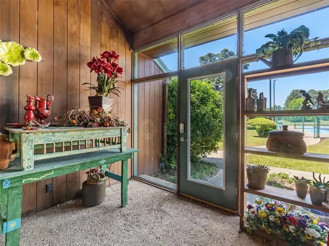 a variety of fruits and vegetables with sitting area